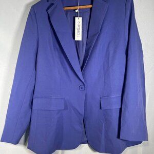 CicyBell Purple Blazer Size Large NWT KY0521